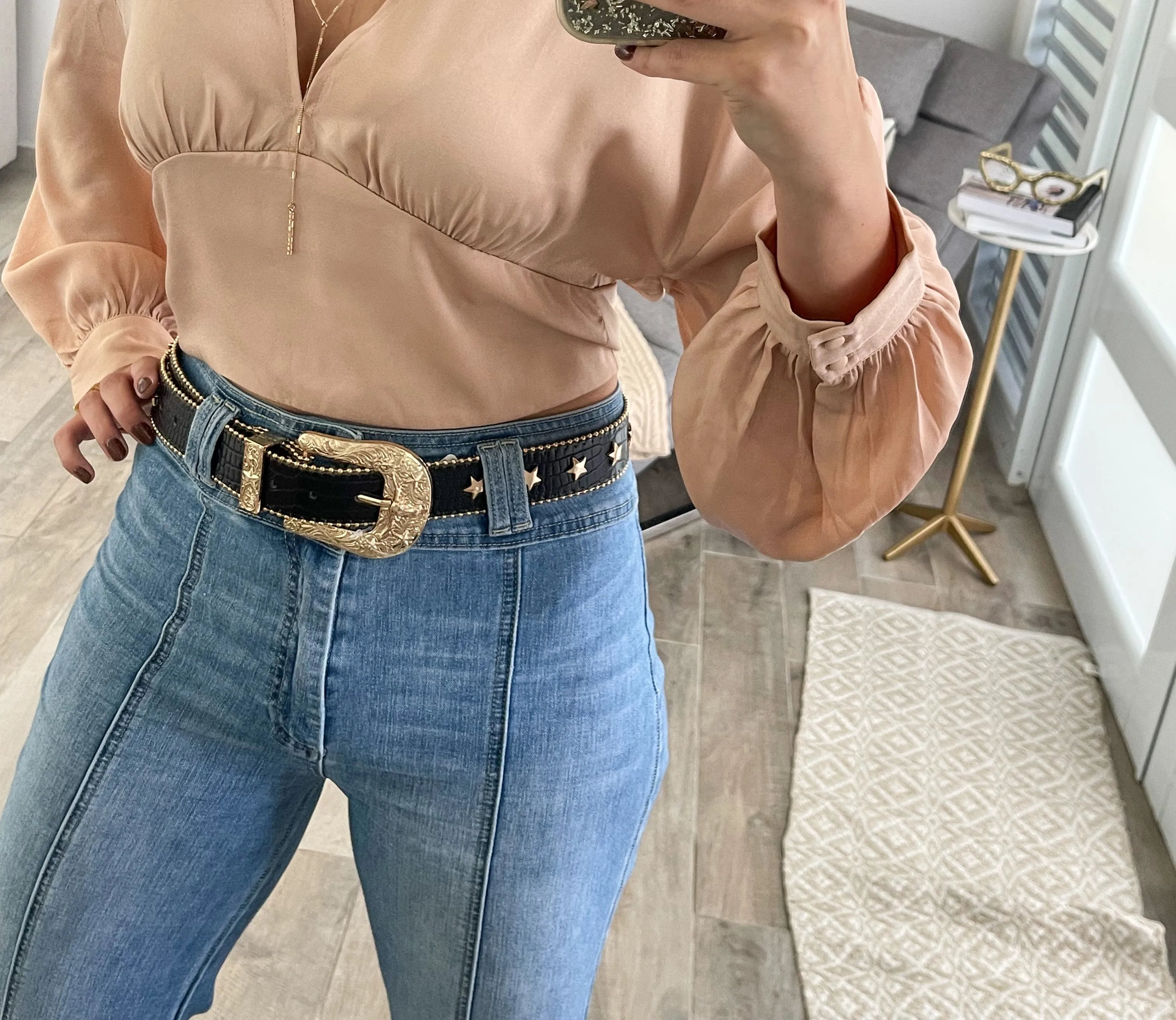 STAR METAL STUDDED BELT