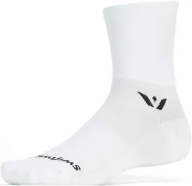 Swiftwick ASPIRE FOUR Trail Running, Cycling Crew Socks, Firm Compression Fit
