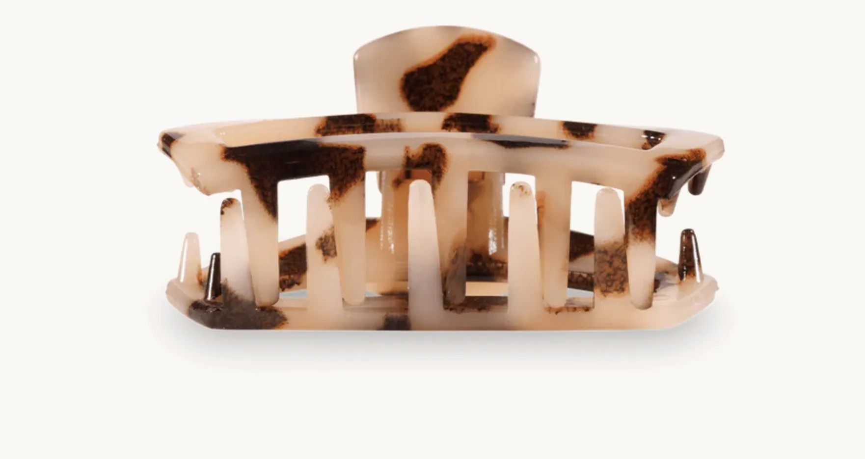teleties tiny hair clip - tortoise