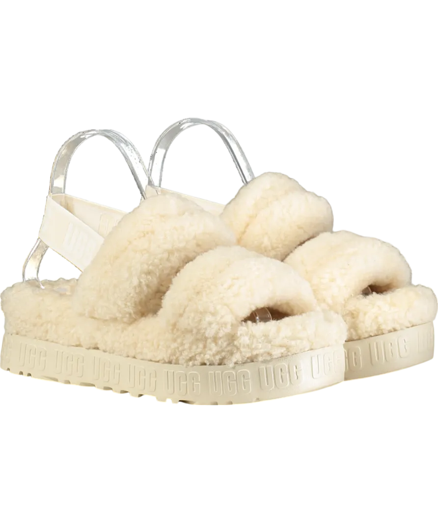 UGG Cream Oh Fluffita Sliders UK 6 EU 39 👠