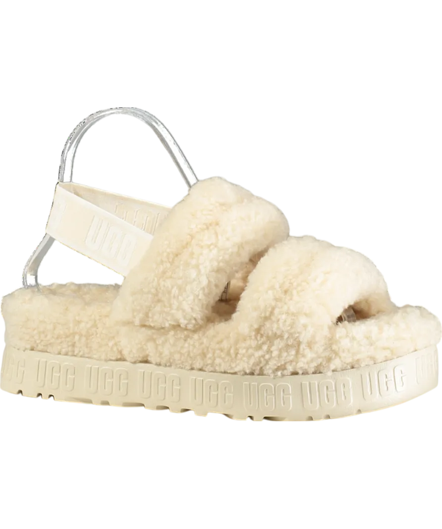 UGG Cream Oh Fluffita Sliders UK 6 EU 39 👠