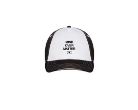 White and Black Baseball Cap - Unisex - MIND OVER MATTER
