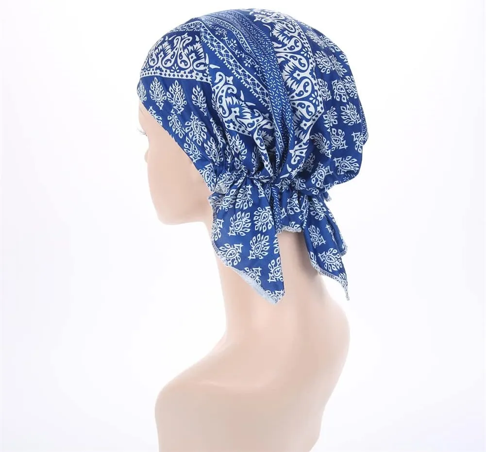Women's Pre Tied Bandana Turban Head Scarf Chemo Beanie Headwraps Headwear Hair Hair Loss