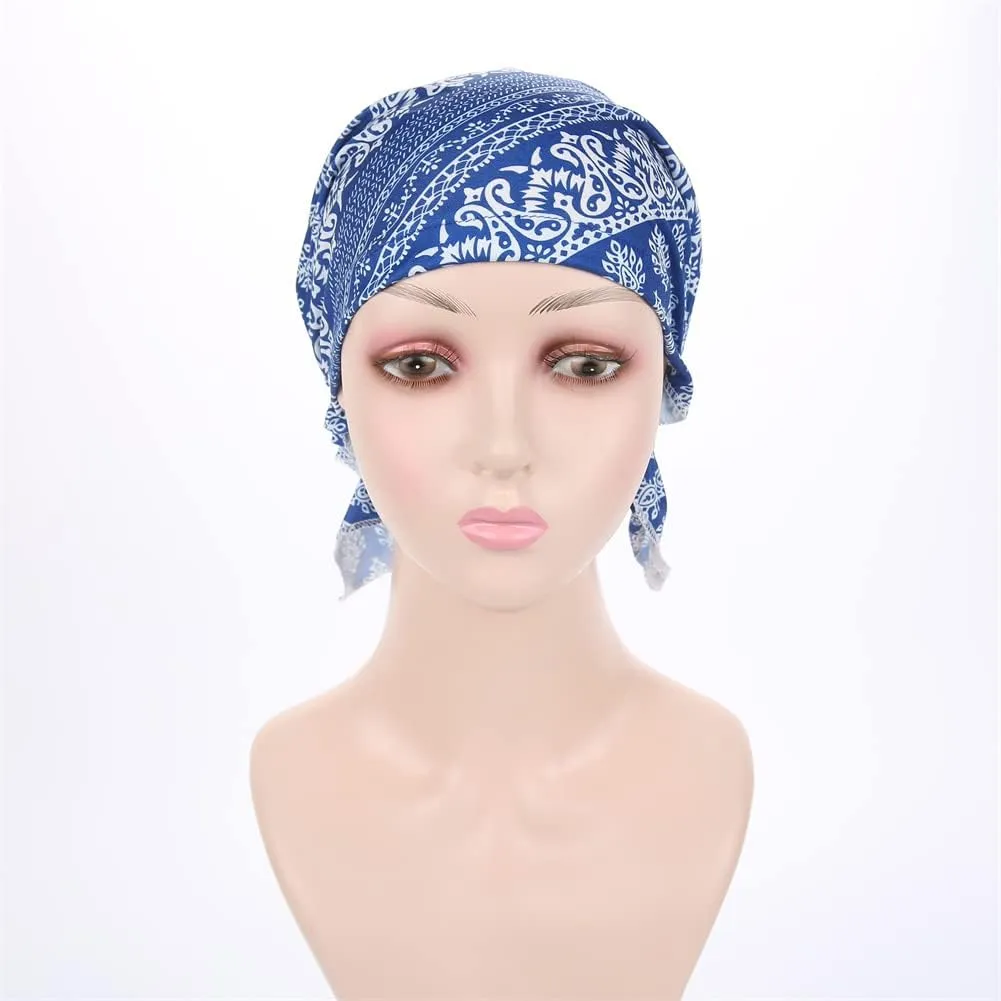 Women's Pre Tied Bandana Turban Head Scarf Chemo Beanie Headwraps Headwear Hair Hair Loss